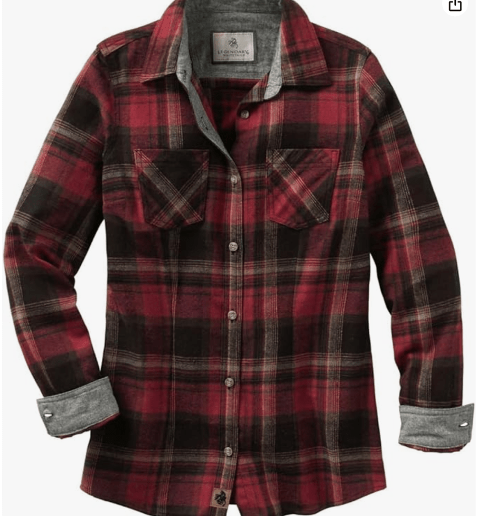 Back to school flannel for ladies