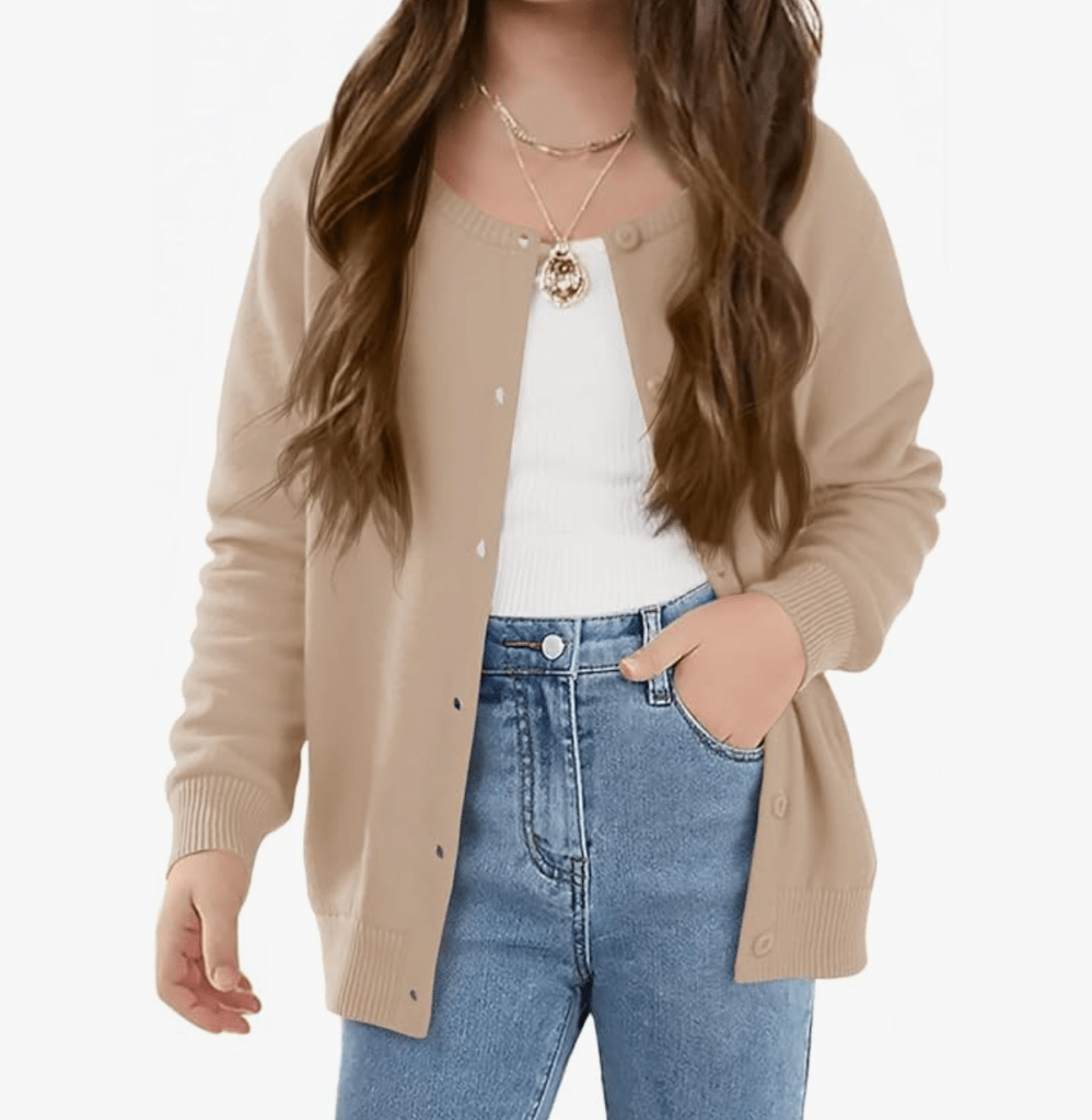 cardigan for back to school