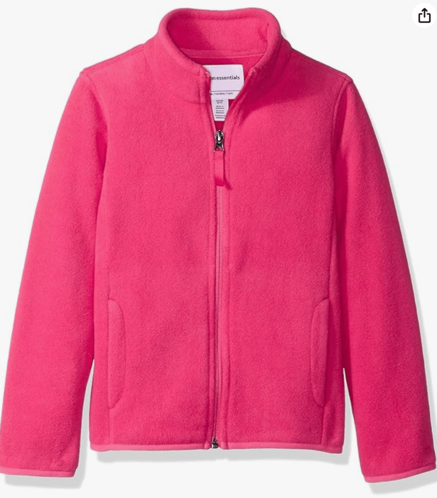 pink jacket for pink loving girls - back to school outfit/wardrobe