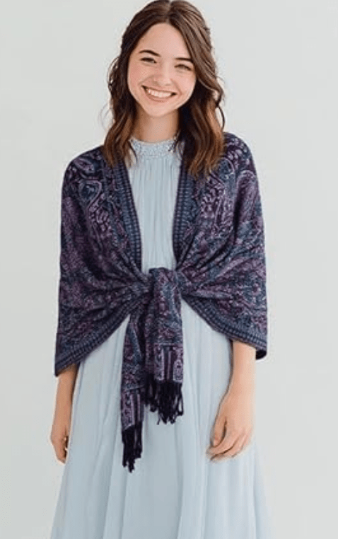 ashmina Feel Shawls Wraps for Women Rave Scarf Soft Silky Reversible Scarves