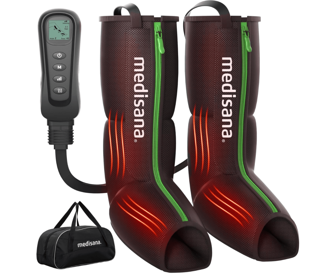 Leg Massagers with Heat and Compression, Leg Massager for Circulation and Pain Relief, Foot and Calf Massager Machine for Edema