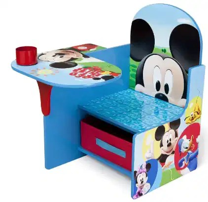 Children Chair Desk With Storage Bin, Disney Mickey Mouse