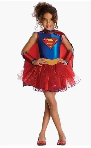 Supergirl costume dress for kids girls medium DC Comics superhero outfit
