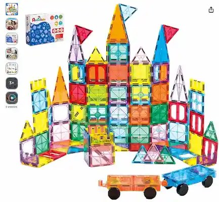 3D STEM magnetic stacking toy for 2 to 5 year olds educational gift